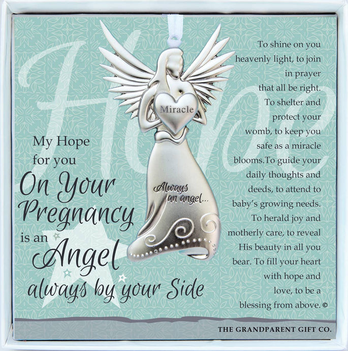 Pregnancy Gift Keepsake Guardian Angel Ornament