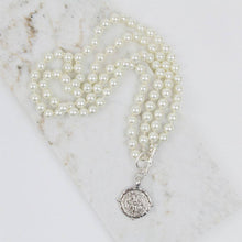 Load image into Gallery viewer, Benedictine Pearl Necklace