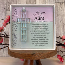 Load image into Gallery viewer, Aunt Gift: USA Handmade Mosaic Glass Cross 4459CM
