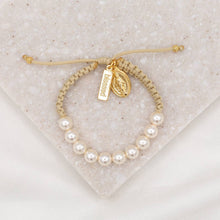 Load image into Gallery viewer, Feminine Genius Bracelet - Giving Back to ENDOW: Light Blue/Silver