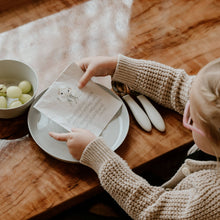 Load image into Gallery viewer, All Things Bright Napkins | Elephant Christening Scripture