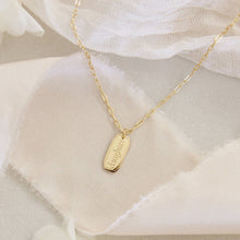 Load image into Gallery viewer, Daughter Necklace, 1 John 3:1: Yellow Gold