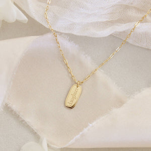 Daughter Necklace, 1 John 3:1: Silver