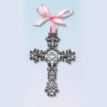 Load image into Gallery viewer, Filigree Cross for Baby Girl