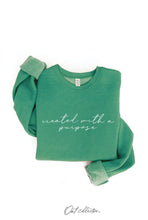 Load image into Gallery viewer, CREATED WITH A PURPOSE Graphic Sweatshirt: VINTAGE WHITE LONG SLEEVE / L