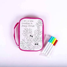 Load image into Gallery viewer, Bible Cover Canvas Washable New Creation M: Pink, White / Canvas, Polyester