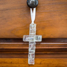 Load image into Gallery viewer, Irish Baby Gift Blessing Card &amp; Mosaic Glass Cross USA 4499