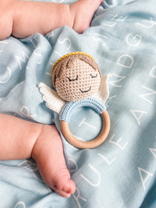 Guardian Angel Rattle (Boy)