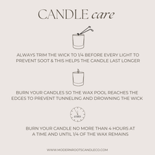 Load image into Gallery viewer, Grace | White Peach Blossom | 9 oz. Clear Jar Soy Candle: Natural Wood Lid