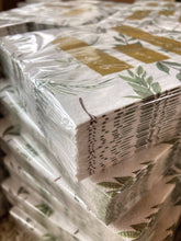 Load image into Gallery viewer, Scripture Cocktail Napkins - Botanical Gold Foil 20ct