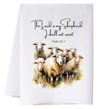 Load image into Gallery viewer, The Lord Is My Shepherd Kitchen Towel