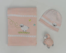 Load image into Gallery viewer, Lamb Baby Blanket - Pink