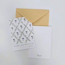 Load image into Gallery viewer, Scripture Boxed Notecards - Sage Floral 12ct Blank