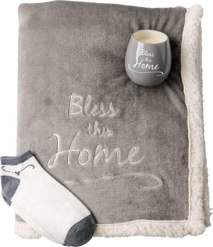 Home Royal Plush Blanket Gift Set