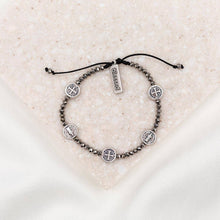 Load image into Gallery viewer, Gratitude Crystal Blessing Bracelet: Crystal Gold