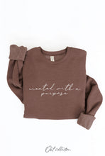 Load image into Gallery viewer, CREATED WITH A PURPOSE Graphic Sweatshirt: VINTAGE WHITE LONG SLEEVE / XL