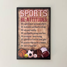 Load image into Gallery viewer, Sports Be-attitudes Plaque