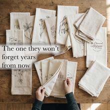 Load image into Gallery viewer, Tea Towel - Ecclesiastes 3 | Housewarming Gift: Natural