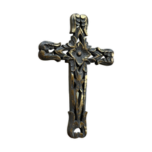 Load image into Gallery viewer, Matagorda Hand Carved Wood Wall Cross