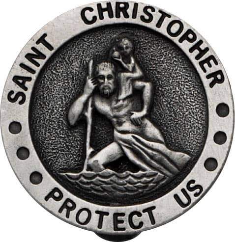 St Christopher Visor Clip