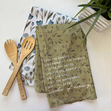 Load image into Gallery viewer, Works of Mercy Tea Towel Set