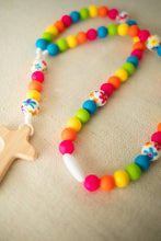 Load image into Gallery viewer, Bright Floral Baby Rosary | Baptism Gift | Catholic Baby