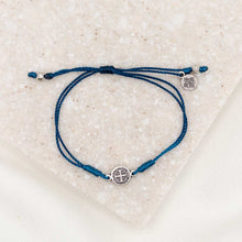 Load image into Gallery viewer, Breathe Blessing Bracelet: Fuchsia / Silver