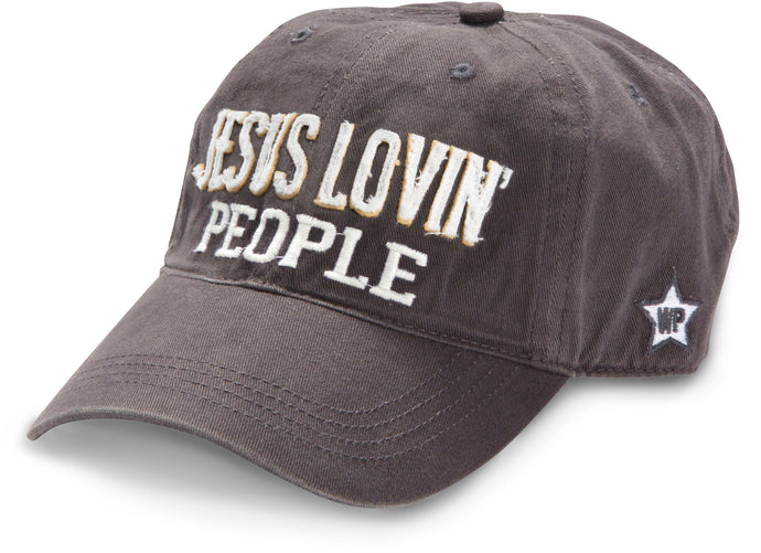 Jesus Lovin' People - Dark Gray Adjustable Hat