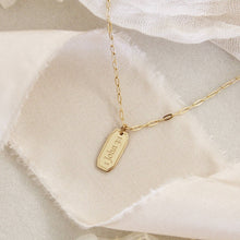 Load image into Gallery viewer, Daughter Necklace, 1 John 3:1: Yellow Gold