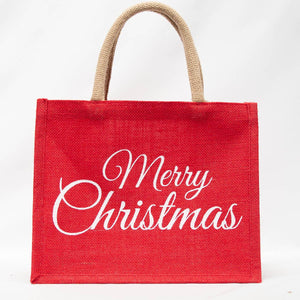 Classic Merry Christmas Gift Tote