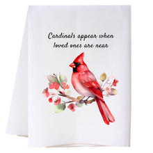 Load image into Gallery viewer, Cardinals Appear Kitchen Towel