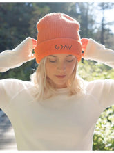 Load image into Gallery viewer, Highs and Lows Orange Beanie
