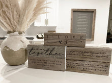 Load image into Gallery viewer, Engraved Timberwood - If You Want to Bring