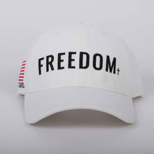 Load image into Gallery viewer, Freedom Baseball Cap, Christian, Black/White: Multicolored / Cotton
