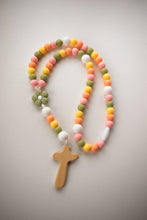 Load image into Gallery viewer, Flower Baby Rosary | Girl Baptism Gift | Christening Gift: Green