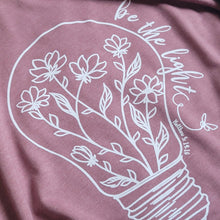 Load image into Gallery viewer, Be The Light Women&#39;s T-Shirt: S / Heather Clay
