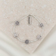 Load image into Gallery viewer, Gratitude Crystal Blessing Bracelet: Crystal Gold