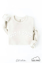 Load image into Gallery viewer, GOD IS GOOD PUFF Graphic Sweatshirt: DARK GREY / L
