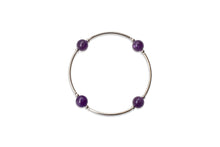 Load image into Gallery viewer, 8mm Amethyst Blessing Bracelet: S