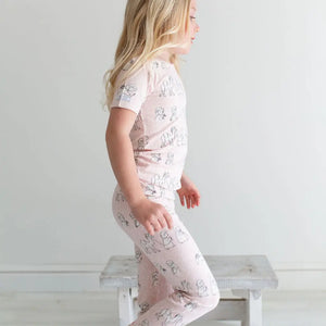 Ruth & Naomi PJ Short Sleeve & Pants Set Bamboo