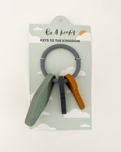 Load image into Gallery viewer, Keys to the Kingdom Silicone Teether | Catholic Baby Gift: Keys to the Kingdom