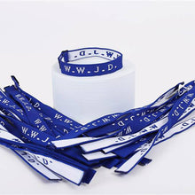 Load image into Gallery viewer, WWJD Woven Bracelet, Royal Blue