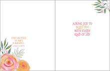 Load image into Gallery viewer, With Scripture Birthday Card - Corner Blooms