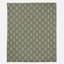 Load image into Gallery viewer, Auspice Pattern Green Minky Blanket