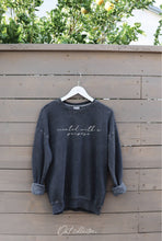 Load image into Gallery viewer, CREATED WITH A PURPOSE    Mineral Graphic Sweatshirt: WHITE DOVE / L
