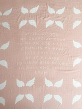 Load image into Gallery viewer, Guardian Angel Baby Swaddle (Pink)