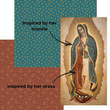 Load image into Gallery viewer, Our Lady of Guadalupe Luxury Double Sided Muslin Catholic Blanket