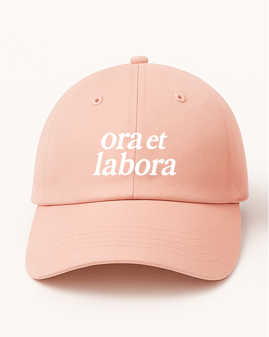 Pink Ora et Labora Dad Hat