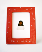 Load image into Gallery viewer, Ceramic Picture Frames: Jesus, I Trust in You