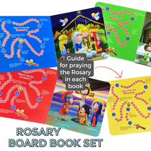 Load image into Gallery viewer, Mysteries of the Rosary Board Book Set